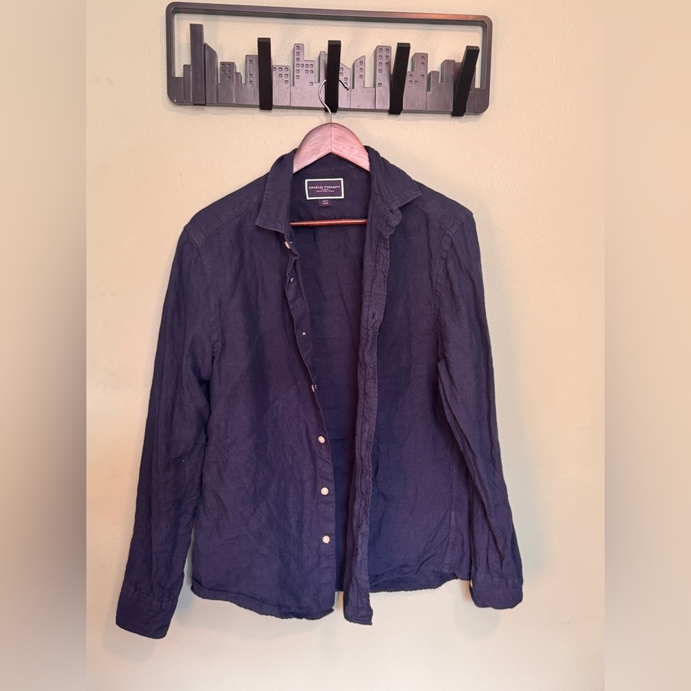 Charles Tyrwhitt Linen Button Down